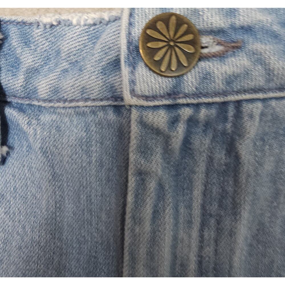 Show Me Your Mumu Womens Houston Cotton Four Pocket High-Rise Denim Shorts - Picture 5 of 6